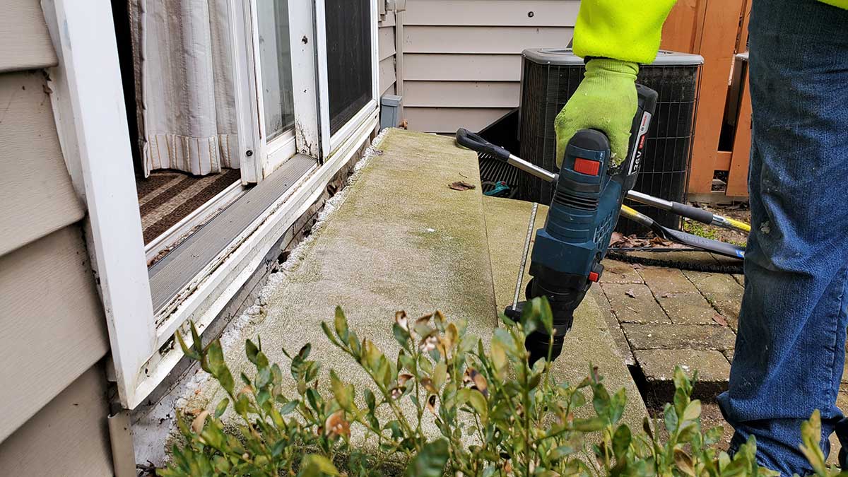 Concrete Leveling services in St. Louis