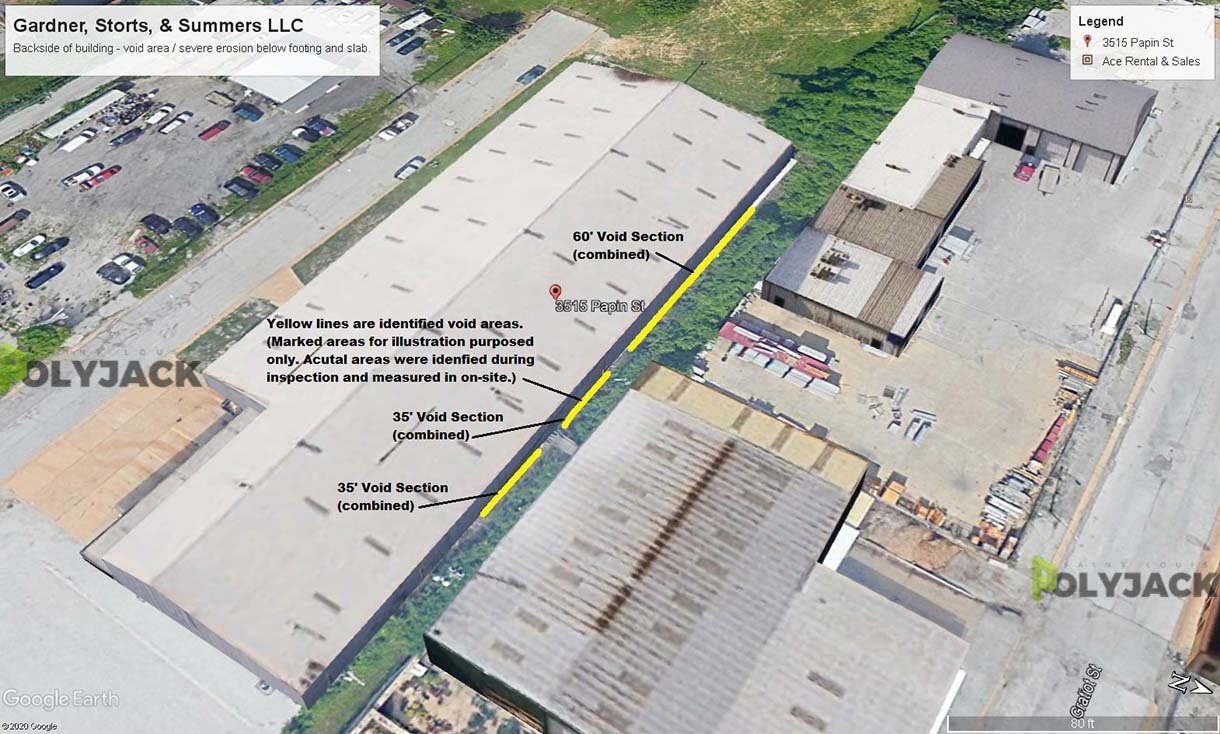 Warehouse Concrete Repair Services using Polyurethane